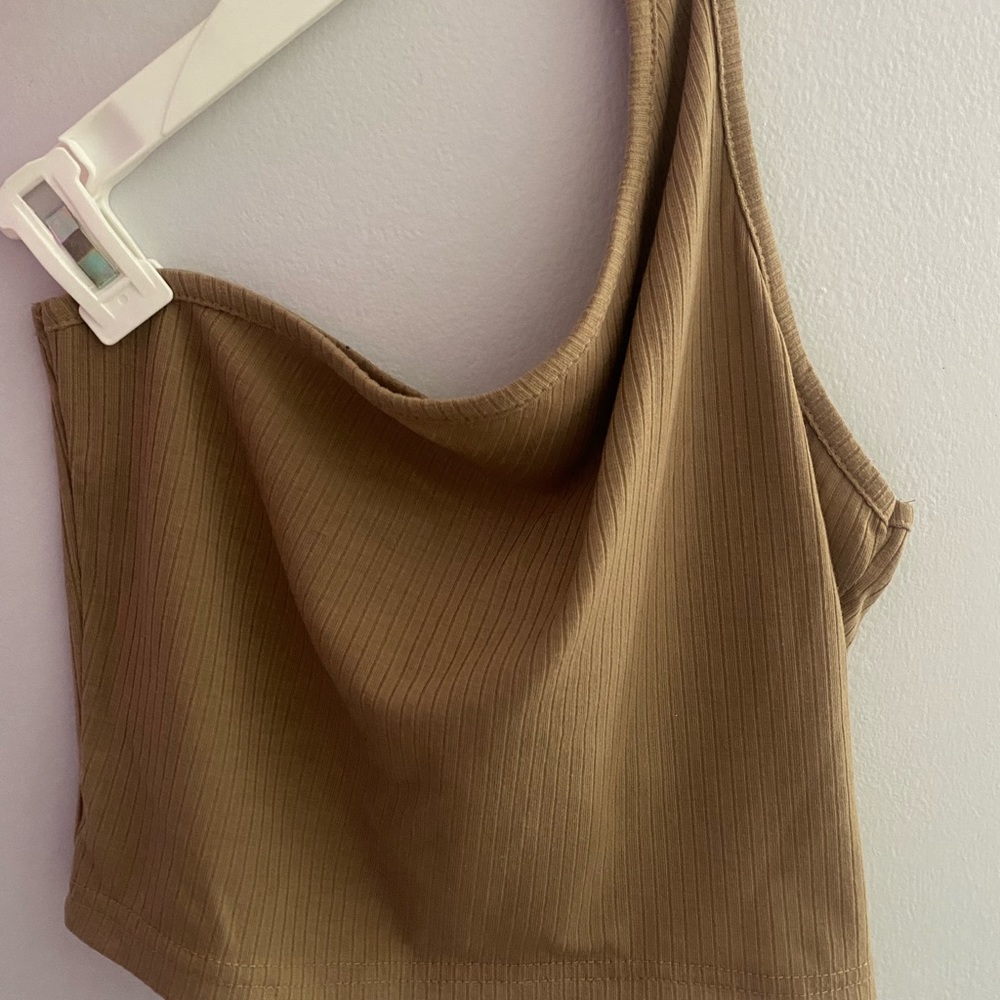 One shoulder tank top